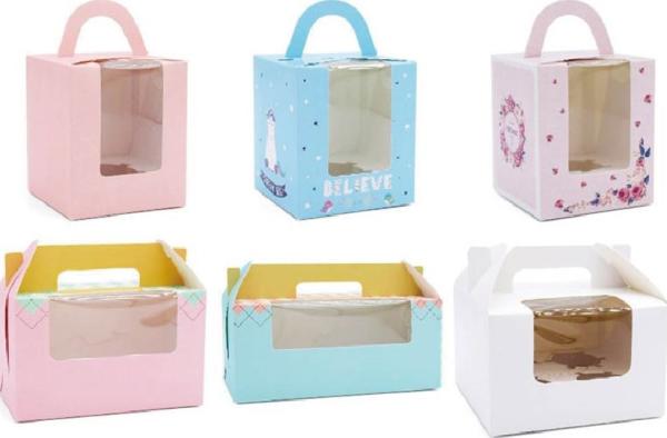 Buy cheap Factory price cake packaging bulk wholesale cake box with window custom logo print birthday wedding cake boxes from wholesalers