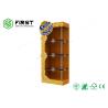 Buy cheap Custom Corrugated Cardboard POP Displays Floor Stands With Shelves For Supermarket from wholesalers