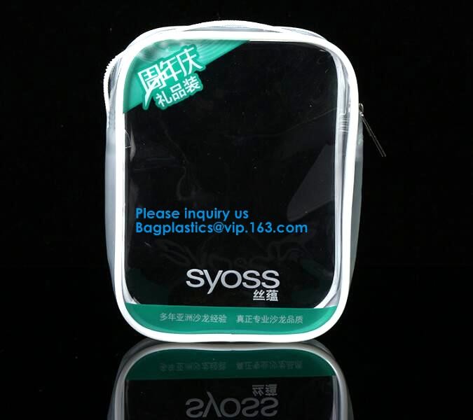Customized Size And Thickness PVC Travel Slider Bag,Frosted Cosmetic Garment Poly k Bag Matte Plastic Bag Bagease