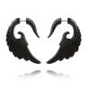 Buy cheap Trendy Wings Earrings for Women Black Angle Feather Drop Earring Ear Plugs Punk Patry Earring Jewelry from wholesalers