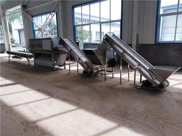 Buy cheap big capacity garlic peeling line, garlic peeling machines, garlic peeler from wholesalers