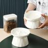 Buy cheap Ceramic High Foot Pet Slow Food Bowl Protecting Spine Cat Water Bowl from wholesalers