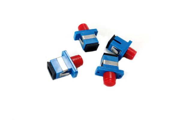 Buy cheap ABS SM SC To FC Fiber Optic Coupler Hybrid Flange Plastic Adapter from wholesalers