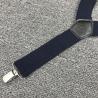 Buy cheap Pure Color Braces Polyester Mens Trouser Braces 3.5cm Solid Leather Suspenders from wholesalers