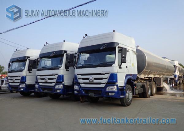 Buy cheap Custom 45000L Oil Tank Trailer 3 Axle , Diesel / Jet Chemical Tank Trailer from wholesalers