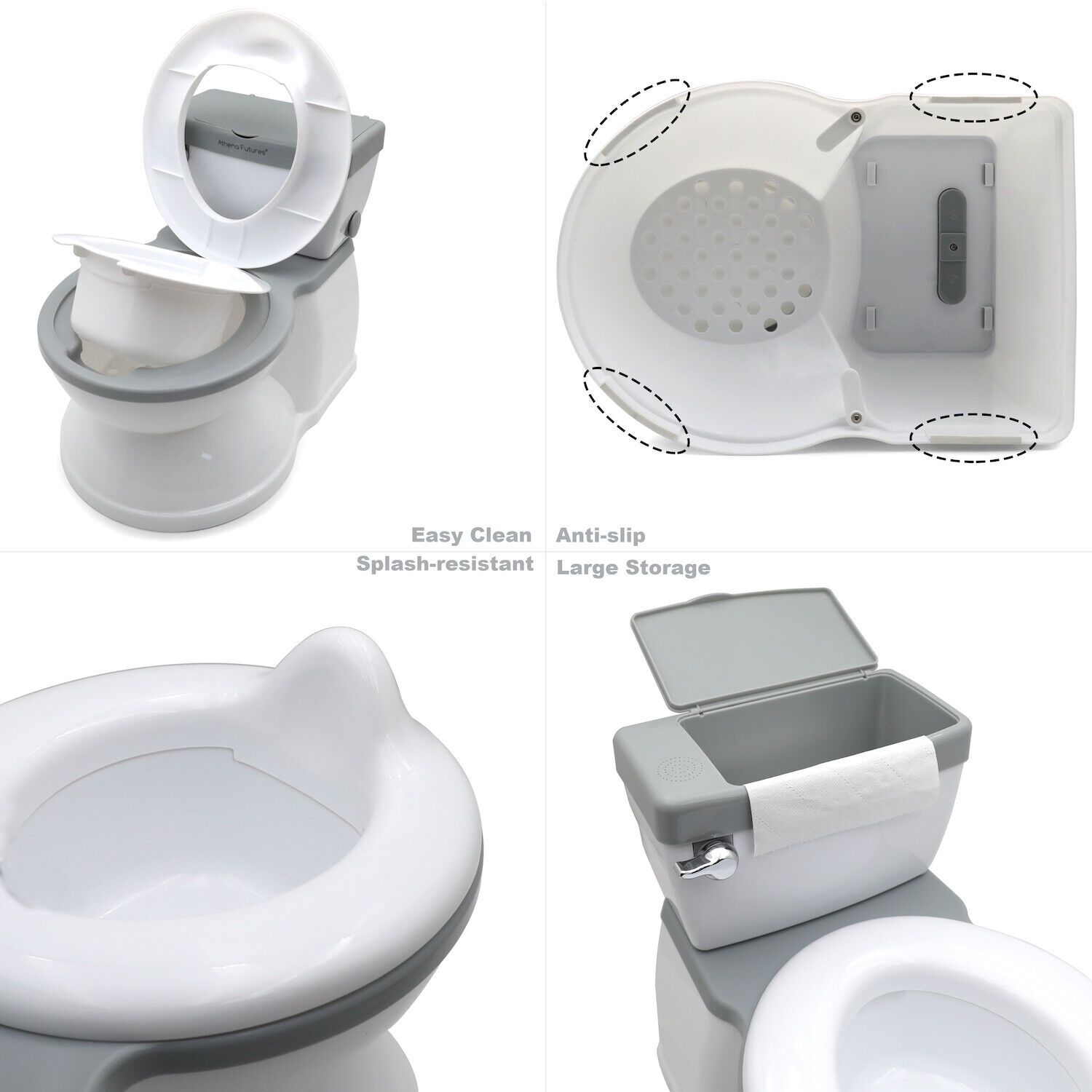 Eco Friendly Plastic 3 Colors Baby Potty Training Seat Home And Outdoor Use With Custom Logo