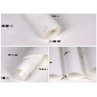 Buy cheap Modern White And Black Self Adhesive Wallpaper for Sitting Room / Dinning Room product