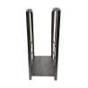 Buy cheap Sliver Standing Indoor Stainless Steel Firewood Rack/Fireplace Parts/Stove Accessories from wholesalers