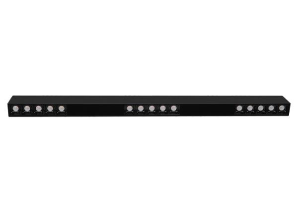Buy cheap Library Linear Suspension Lighting Black 0 - 10V Dimming 6000K 100 - 277V from wholesalers