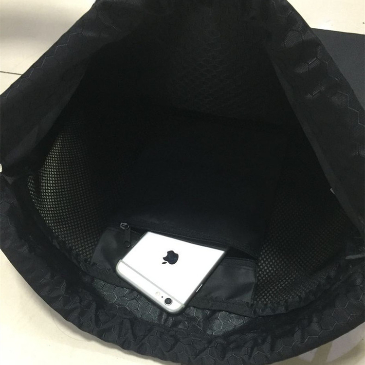 Waterproof Drawstring Backpack , Handled Style Waterproof Cinch Sack