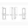 Buy cheap High Security Fingerprint Ttlock Smart Lock Tuya E06 Digital Smart Door Lock For Home Airbnb Apartment Project from wholesalers