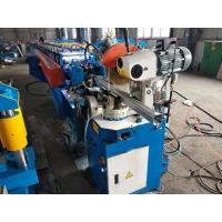 Buy cheap Gear Box Drive Round Water Pipe Forming Machine Locked Metal Gutter Making product