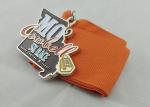 Sport 5k Race Ribbon Medals , Half Marathon Medal With 900*38 Long Ribbon