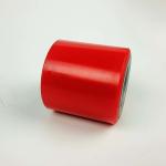 80mm Red PU Pallet Truck Wheels Ball Bearing Cast Iron PU Industrial Single