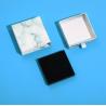Buy cheap 1000gsm 157gsm Paper Small Jewelry Box With Drawers Square Marble Pattern from wholesalers