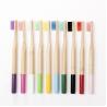 Buy cheap Round Charcoal Bamboo Handle Toothbrush Stick Spray Paint Silk Screen Logo from wholesalers