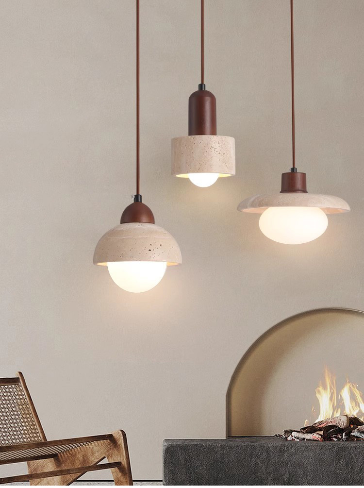 Wabi Sabi Pendant Light Janpanese Stone ceramic pendant light(WH-AP-574)