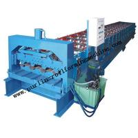 Buy cheap Hydraulic Floor Deck Roll Forming Machine 22KW Steel Floor Decks Roll Former product