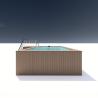 Buy cheap Acrylic Wood Plastic Board Color Luxury Private Swimming Pool for Outdoor Relaxation from wholesalers