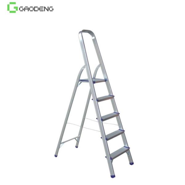 Buy cheap Blue Plastic Aluminum Folding Ladder 9 Steps Using Hight 198 Cm from wholesalers