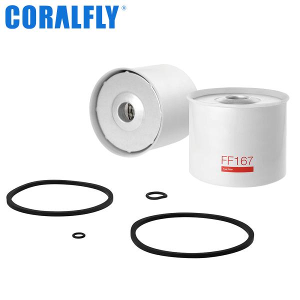 Buy cheap 14 Micron CORALFLY Ff167 Fuel Filter Cartridge Construction from wholesalers