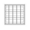 Buy cheap Professional Office LED Ceiling Grid Lights T8 Grid Fixture SMD 2835 Chip from wholesalers