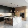 Buy cheap Wood Cabinets Kitchen Set Furniture Modern Kitchen Cupboard Set Cabinet Custom Cabinetry Manufacturing from wholesalers