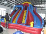 Outdoor Kids Inflatable Water Park With Slide / Inflatable Water Slide PVC