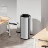 Buy cheap Stainless Steel Wormhole Series Household SS Rectangle Trash Bin Without Lid Waste Bin Trash Can Customer Logo from wholesalers