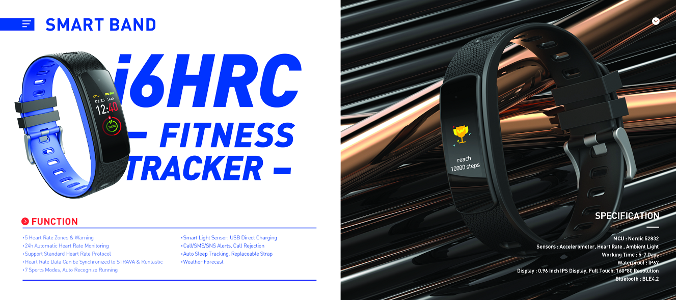 Color Screen IP67 IPS Display Sport Fitness Watch
