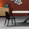 Buy cheap Bonaldo Flute Leather Fiberglass Dining Chair Designed By Mauro Lipparini from wholesalers