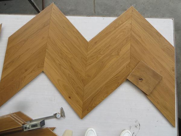 Buy cheap Chevron Oak Engineered Parkett Flooring, Brown Stain, Selected Grade from wholesalers