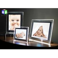 Buy cheap 12 V Crystal Acrylic LED Light Box , Curved Angle Magnetic LED Light Box A3 Size product