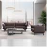 Buy cheap Leather Reception Office Furniture Sofa Sectional Two Seater Sofa from wholesalers