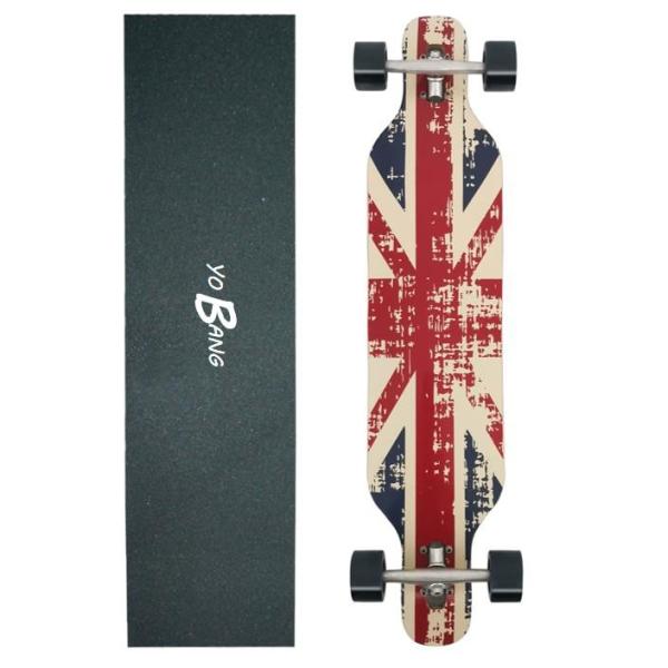Buy cheap Real skateboard factory Complete Professional Longboard Full Skateboards With UK Graphics For Adults from wholesalers