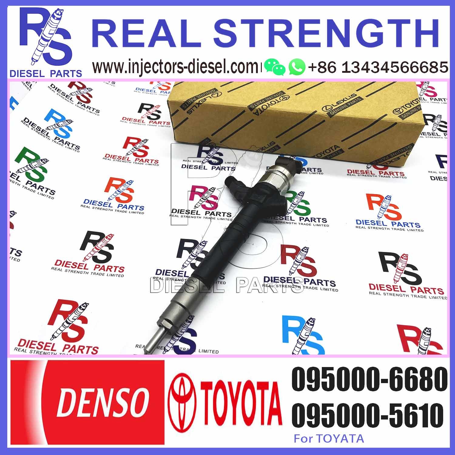 injector nozzle 23670-0R130 23670-09230 injector for Toyota 1AD-FTV 2AD-FTV common rail injector 095000-7320 095000-6680