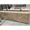 Buy cheap Golden Solid Granite Countertops , Kitchen / Bathroom Granite Countertop Slabs from wholesalers