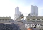 Energy Saving 215.5kw Stationary Concrete Batching Plant 180 Cmb/H