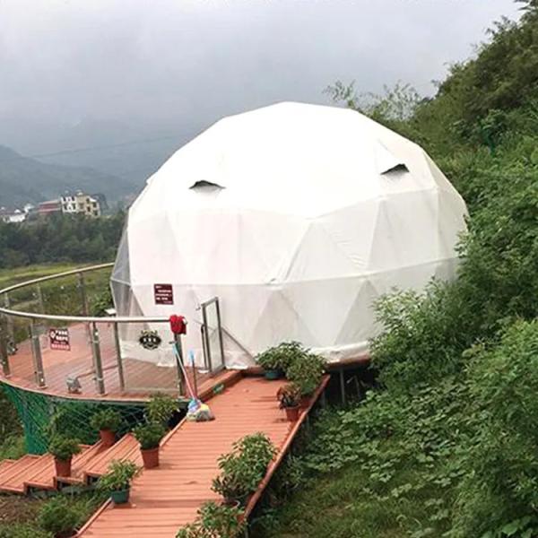 Buy cheap New Arrivals 4 to 6 People 850g PVC Cloth Hotel Tent Luxury Garden Igloo Dome from wholesalers