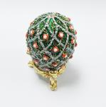 Faberge Egg Trinket Jewelry Box with Rose for Sale Rose Jewelry Trinket Box Rose