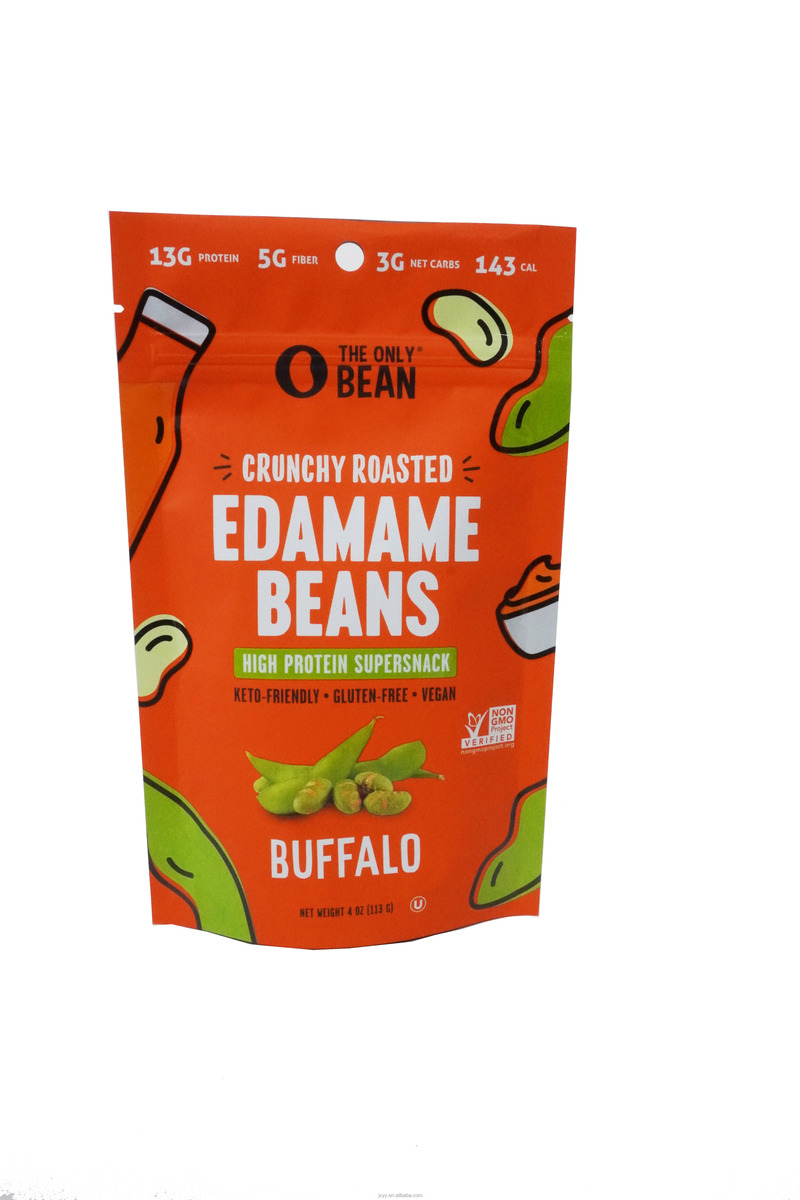 Composite Plastic Aluminum Foil Beans And Packaging Bags With Side Gusset
