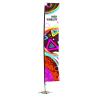 Buy cheap Black Promotional Feather Flag Banners Dye Sublimation Printing Various Shape from wholesalers
