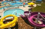 Open Spiral Slide Water Park Equipment