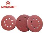 800 Grit Sandpaper Discs 5 Inch 125mm Hook And Loop Sanding Pad Red