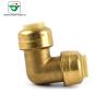Buy cheap Round Head 3/4''X1/2'' Push Fit Brass 90 Degree Elbow Fitting from wholesalers