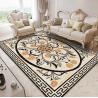 Buy cheap Polyester Fiber Oval Flower Household Bedroom Living Room Floor Carpet Special Style from wholesalers