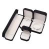 Buy cheap Customization Rectangle Black Flannelette Jewelry Box for Necklaces Bracelets and Rings from wholesalers
