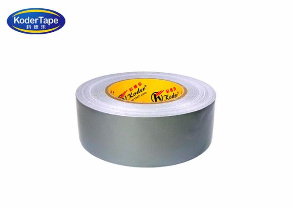 Buy cheap 48MM Silver Grey Color Fiber Cloth Duct Tape For Pipe Wrapping from wholesalers