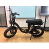 Buy cheap EB8 Extended Leather Saddle Fat Tire Electric Bike With 20" Air Tire from wholesalers