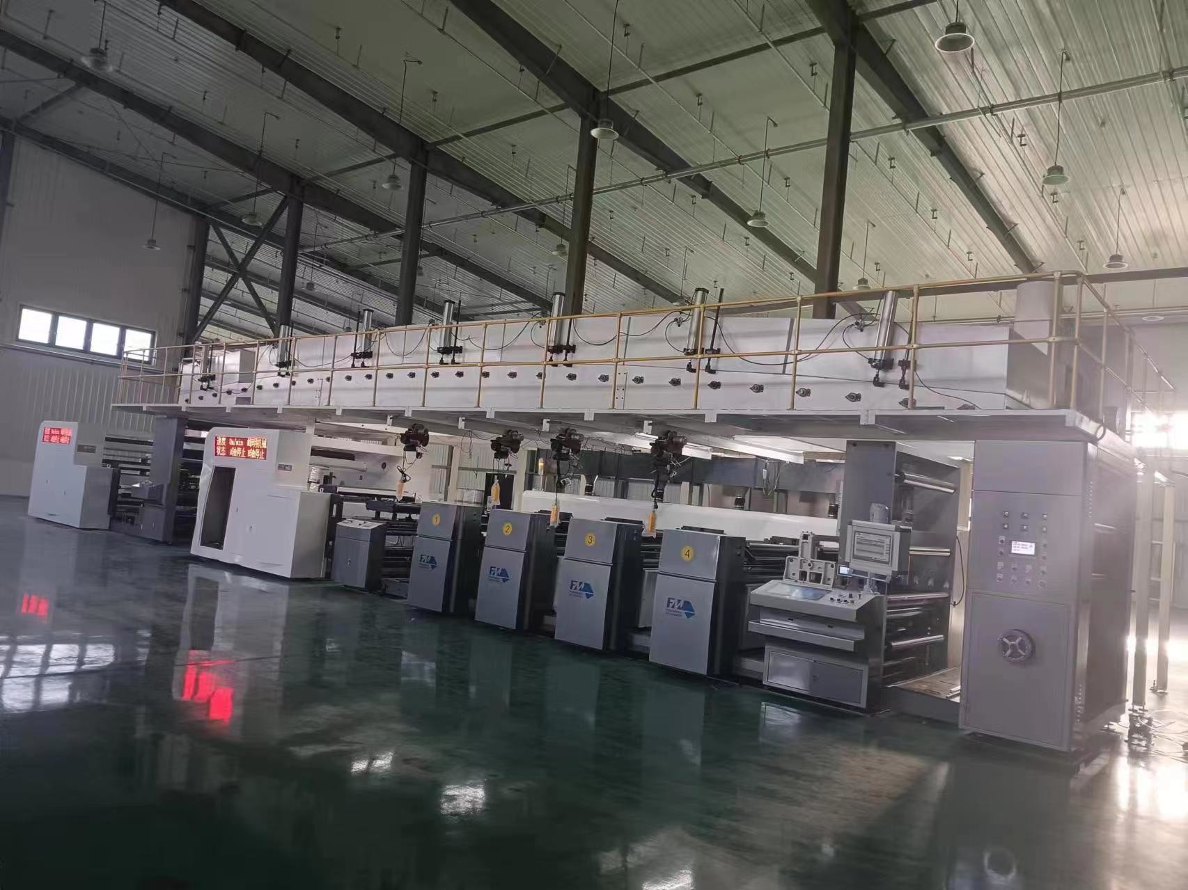 Product Grade Improvement Medical Package Frame Coating Flexo Printer Servo Control